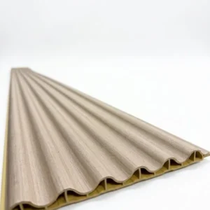 סרגל גל חול (WPC Wave Panel – Sand Grey)