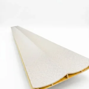 סרגל גל פשתן (WPC Panoramic Wave – Cream Linen)