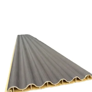 סרגל גל גרפיט (WPC Wave Panel – Graphite Grey)